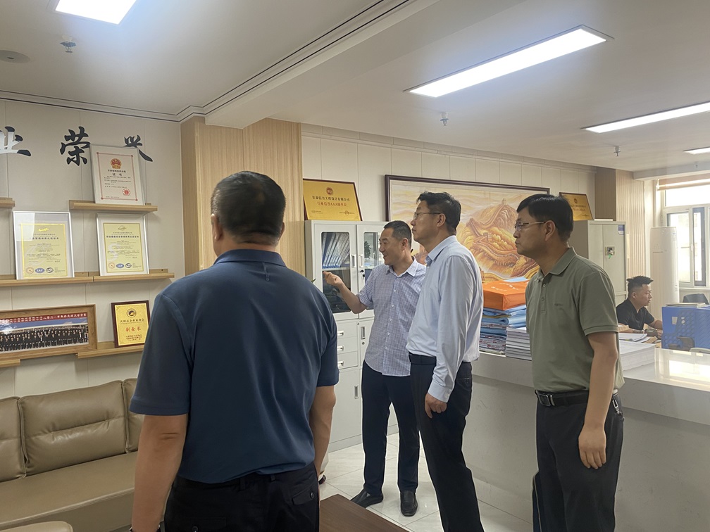 慶陽(yáng)市委常委、統(tǒng)戰(zhàn)部部長(zhǎng)張希岳調(diào)研甘肅信合工程設(shè)計(jì)有限公司：精準(zhǔn)把脈助發(fā)展 精準(zhǔn)服務(wù)促跨越